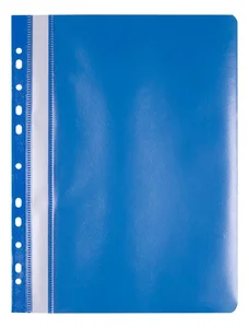Paczka skoroszyt A4 Office Products PP miękki wpinany niebieski 25 sztuk