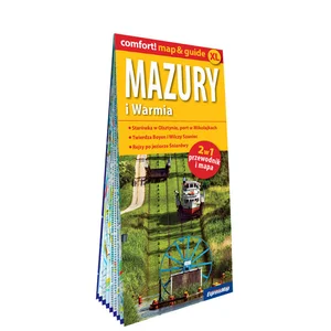 Mazury i Warmia laminowany map&guide (2w1: przewodnik i mapa) Mazury i Warmia laminowany map&guide (2w1: przewodnik i mapa)