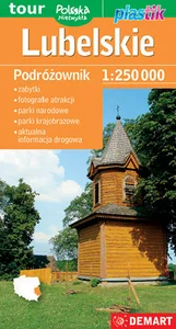 Lubelskie Mapa turystyczna plastik 1:250 000