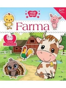 Naklejki Iskierki brokatowe. Farma Naklejki Iskierki brokatowe. Farma