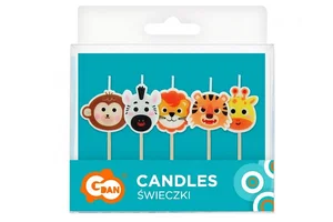 Świeczki pikery safari 5szt Świeczki pikery safari 5szt