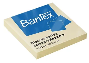 Kartki samoprzylepne żółte 75x75 mm 100k (400086384)