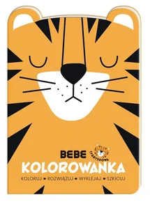Kolorowanka A4 16 90g Tygrys Bebe