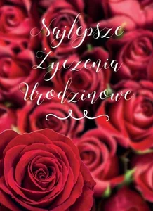 Karnet B6 Urodziny