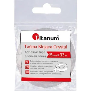 Taśma klejąca Crystal 15mmx33m Taśma klejąca Crystal 15mmx33m