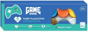 Farby plakatowe 12 kolorów 20ml Game Over Farby plakatowe 12 kolorów 20ml Game Over