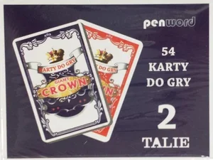 Karty do gry 54 2 talie