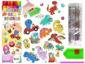 Naklejki haft diamentowy dinozaury Naklejki haft diamentowy dinozaury
