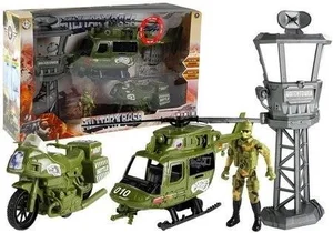Zestaw militarny helikopter + wieża Zestaw militarny helikopter + wieża