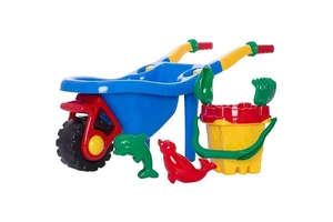 Taczka z kompletem Zamek 6el MIX Taczka z kompletem Zamek 6el MIX