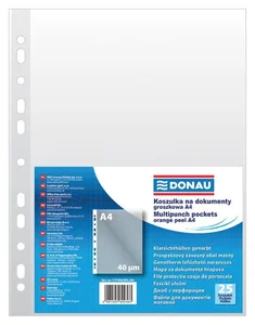 Koszulki na dokumenty PP A4 groszkowe (25szt) Koszulki na dokumenty PP A4 groszkowe (25szt)
