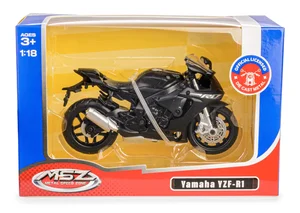 MSZ Motocykl Yamaha YZF-R1 czarny w skali 1:18