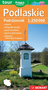 Podlaskie Podróżownik 1:250 000 mapa turystyczna plastik Podlaskie Podróżownik 1:250 000 mapa turystyczna plastik