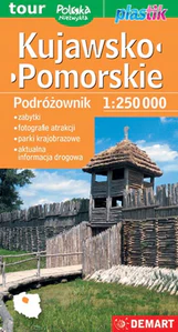 Kujawsko-pomorskie Podróżownik mapa turystyczna plastik 1:250 000 Kujawsko-pomorskie Podróżownik mapa turystyczna plastik 1:250 000