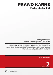 Prawo karne Wykład akademicki Prawo karne Wykład akademicki