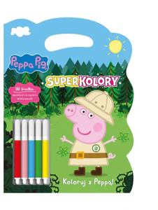Koloruj z Peppą! Świnka Peppa. SuperKolory Koloruj z Peppą! Świnka Peppa. SuperKolory