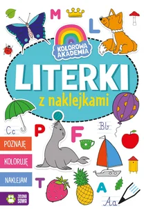 Kolorowa Akademia Literki z naklejkami Kolorowa Akademia Literki z naklejkami