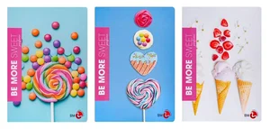 Zeszyt A4/36K linia Be More Sweet (10szt) Zeszyt A4/36K linia Be More Sweet (10szt)