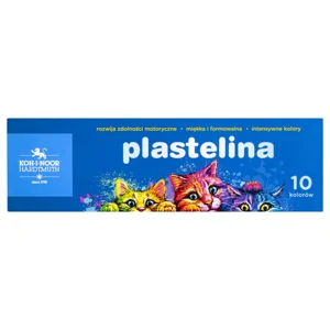 Plastelina Kotki 200g. 10 kolorów Plastelina Kotki 200g. 10 kolorów