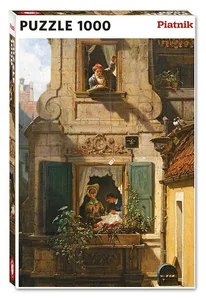 Puzzle 1000 Spitzweg, Przechwycony List Miłosny 5595