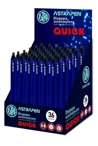 Długopis automatyczny trójkątny Astrapen Colorful display 36 sztuk