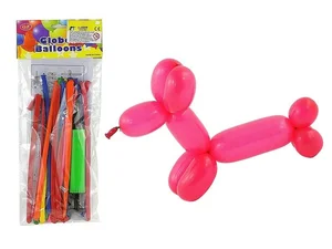 Balony długie z pompką 20szt
