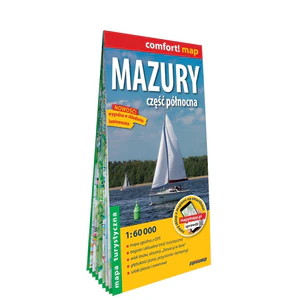 Mazury Część północna laminowana mapa turystyczna 1:60 000