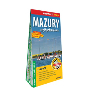 Mazury Część południowa laminowana mapa turystyczna 1:60 000