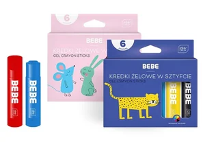BB Kids, Kredki żelowe w sztyfcie (6x10g)