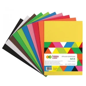 Arkusze piankowe A4 8szt HAPPY COLOR Arkusze piankowe A4 8szt HAPPY COLOR
