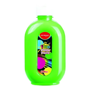 Farba plakatowa 300ml KEYROAD fluorescencyjna neonowa zielona
