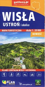 Mapa - Wisła, Ustroń i okolice 1:20 000
