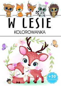 W lesie Kolorowanka W lesie Kolorowanka