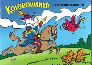 Kolorowanka z Koziołkiem Matołkiem (wzór konik)