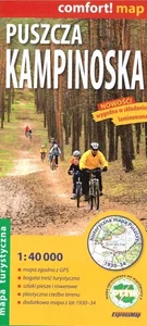 Puszcza Kampinoska laminowana mapa turystyczna 1:40 000 Puszcza Kampinoska laminowana mapa turystyczna 1:40 000