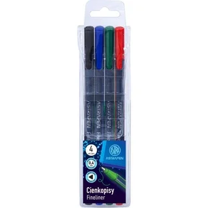 Cienkopisy trójkątne 0,4 mm Astrapen - 4 szt.