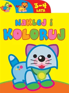 Naklej i koloruj 3-4 lata Naklej i koloruj 3-4 lata