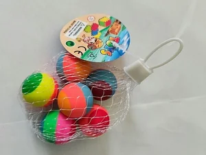 Piłeczki kauczukowe 3.2cm 6szt Piłeczki kauczukowe 3.2cm 6szt