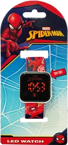 Zegarek LED z kalendarzem Spiderman SPD4800