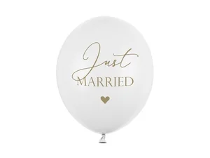 Balony Just Married 30cm