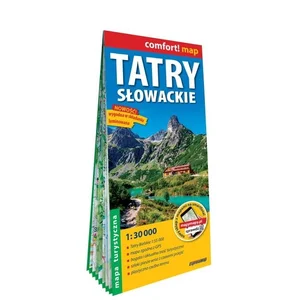 Tatry słowackie / Tatry slovenské laminowana mapa turystyczna 1:30 000 Tatry słowackie / Tatry slovenské laminowana mapa turystyczna 1:30 000