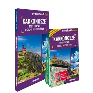 Karkonosze Góry Izerskie okolice Jeleniej Góry light przewodnik + mapa Karkonosze Góry Izerskie okolice Jeleniej Góry light przewodnik + mapa