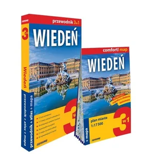 Wiedeń 3w1 przewodnik + atlas + mapa Wiedeń 3w1 przewodnik + atlas + mapa