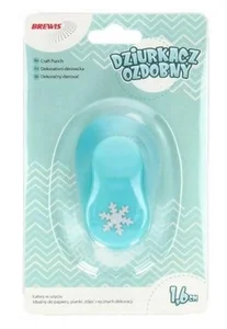 Dziurkacz ozdobny - Płatek śniegu 1,6cm MIX Dziurkacz ozdobny - Płatek śniegu 1,6cm MIX