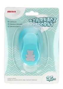 Dziurkacz ozdobny - Miś 2,5cm MIX Dziurkacz ozdobny - Miś 2,5cm MIX