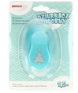 Dziurkacz ozdobny - Choinka 2,5cm MIX Dziurkacz ozdobny - Choinka 2,5cm MIX