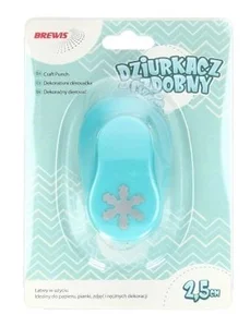 Dziurkacz ozdobny - Śnieżynka 2,5cm MIX Dziurkacz ozdobny - Śnieżynka 2,5cm MIX