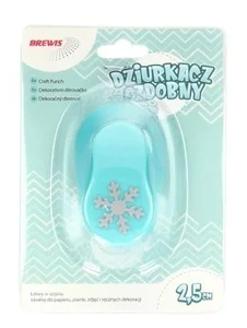 Dziurkacz ozdobny - Płatek śniegu 2,5cm MIX Dziurkacz ozdobny - Płatek śniegu 2,5cm MIX