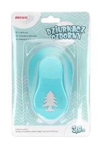 Dziurkacz ozdobny - Choinka 3,8cm MIX Dziurkacz ozdobny - Choinka 3,8cm MIX