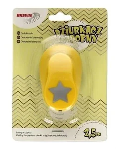 Dziurkacz ozdobny - Gwiazda 2,5cm MIX Dziurkacz ozdobny - Gwiazda 2,5cm MIX